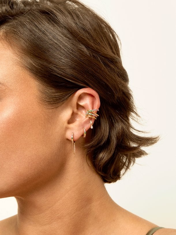 Mayfair, vergulde earcuff