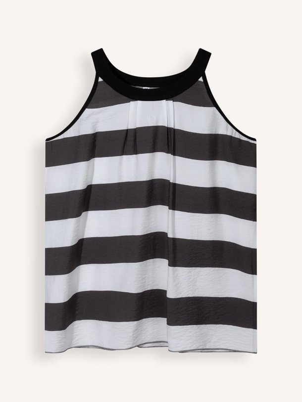 halter top stripes viscosemix gestreepte top