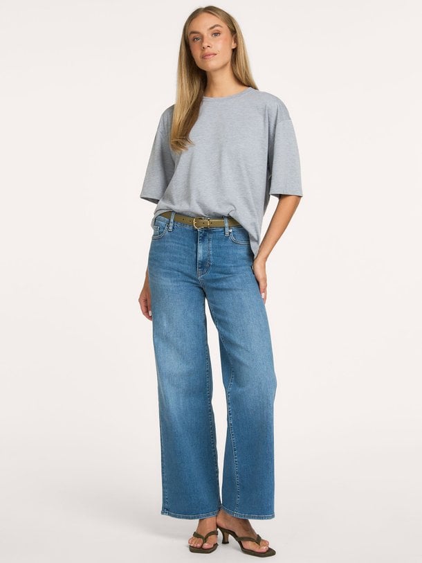 Le Slim Palazzo, high waist wide fit jeans