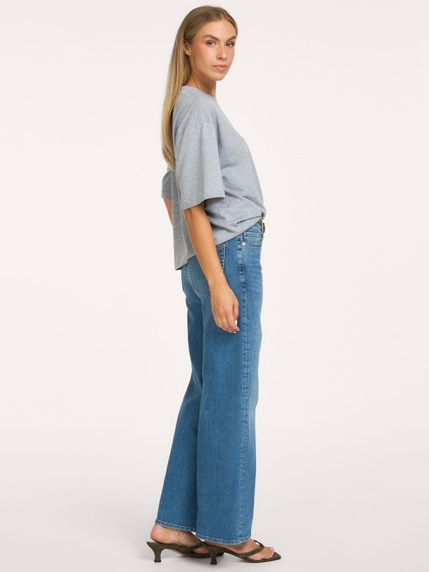 Le Slim Palazzo, high waist wide fit jeans