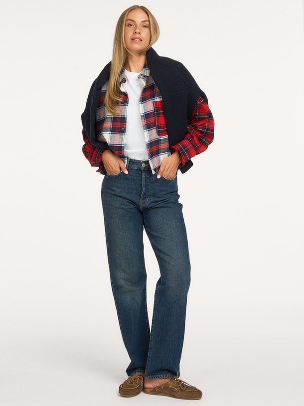 35/KATY62 D0520 Katy, high waist straight leg jeans