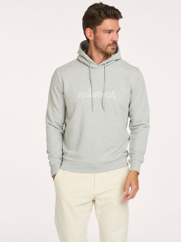 Katoenmix hoodie met logo