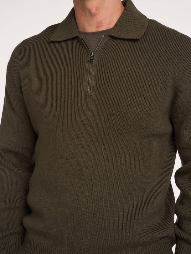 WELLS Wells, merino wol/katoenmix trui