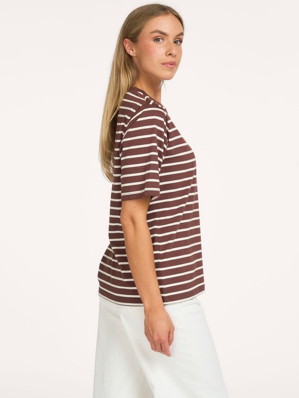 Floor, katoenen gestreepte T-shirt