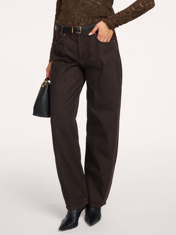 Lance, high waist barrel fit jeans