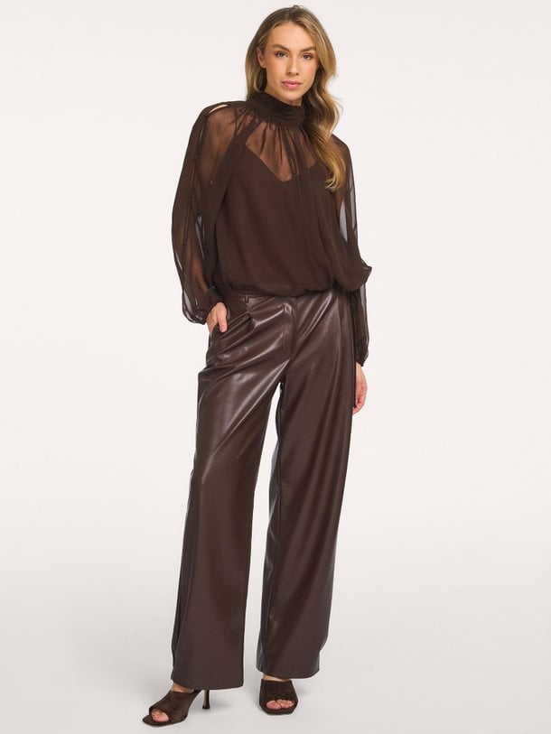 Sonia boho sleeve detail blouse Sonia, geweven top