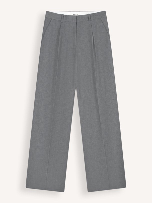 WOOL TAILORED TROUSERS Wolmix pantalon