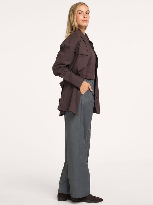 WOOL TAILORED TROUSERS Wolmix pantalon