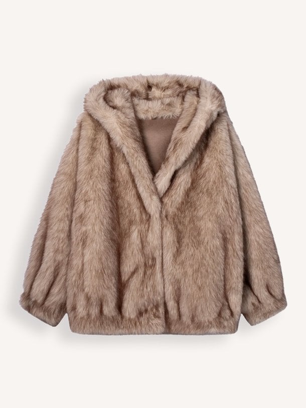 HAILEY Long Faux Mink Hailey, fake fur jas