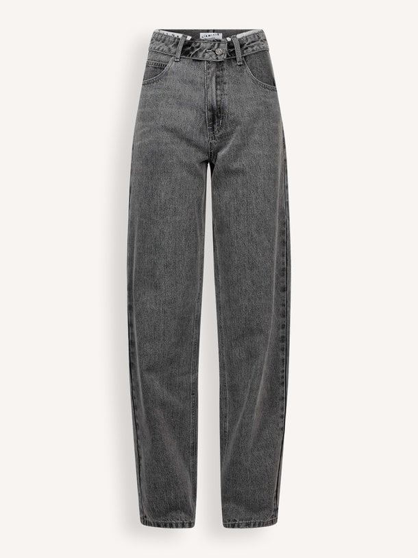 High waist barrel fit jeans