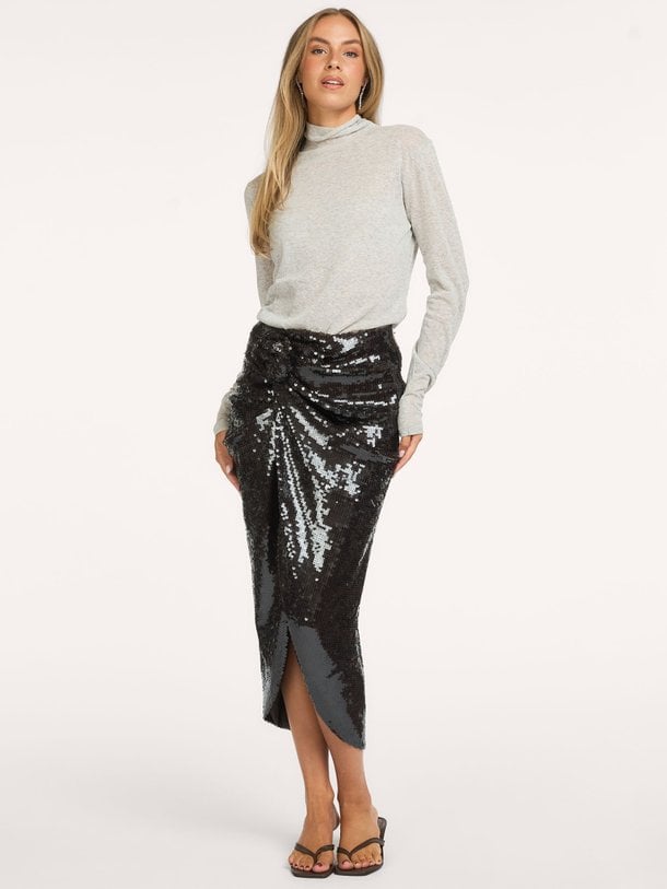 Linno skirt Linno, geweven rok met pailletten