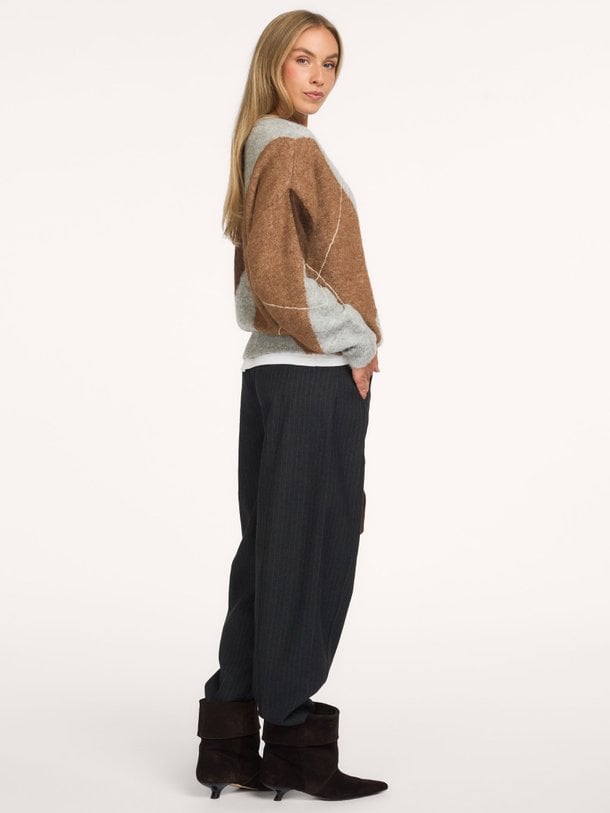 Vienne Barrel Trousers Vienne, viscosemix barrel fit broek