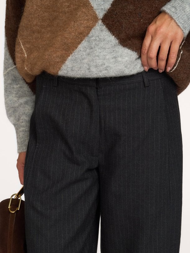 Vienne Barrel Trousers Vienne, viscosemix barrel fit broek