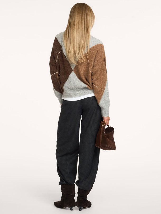 Vienne Barrel Trousers Vienne, viscosemix barrel fit broek
