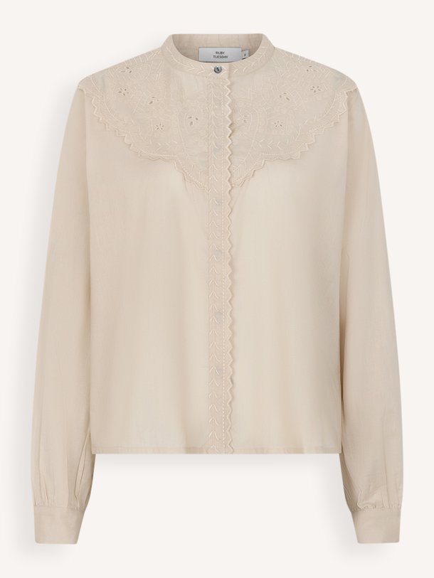KERREN Fancy embro blouse blouse Kerren, katoenen blouse