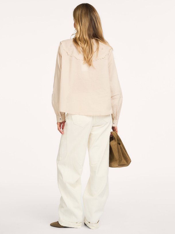 KERREN Fancy embro blouse blouse Kerren, katoenen blouse