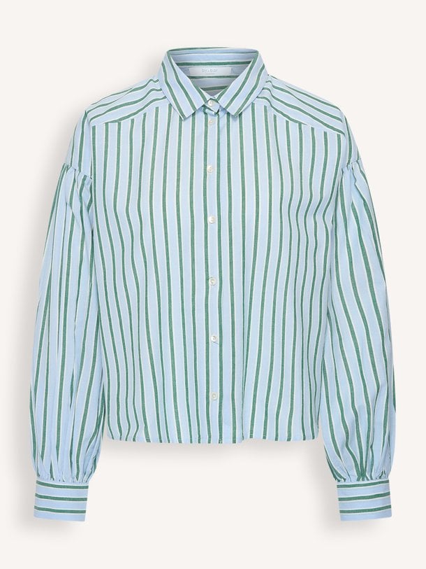 Sarah, organic cotton gestreepte blouse