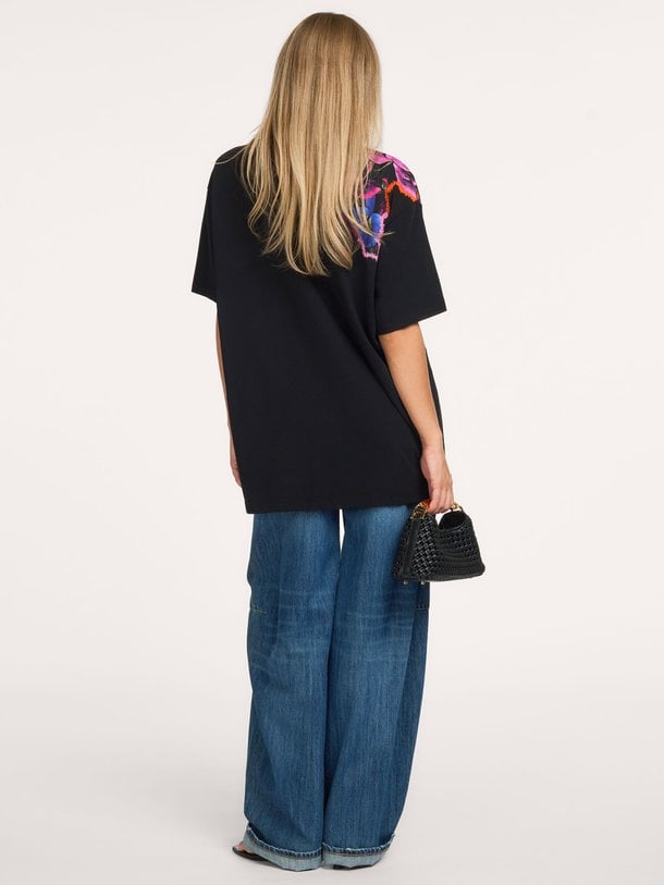 Nero Oversized T-shirt Nero, katoenen oversized T-shirt
