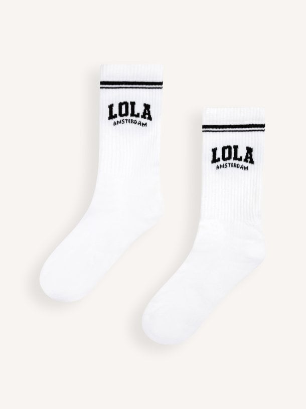 Lola Socks Katoenmix logo sokken