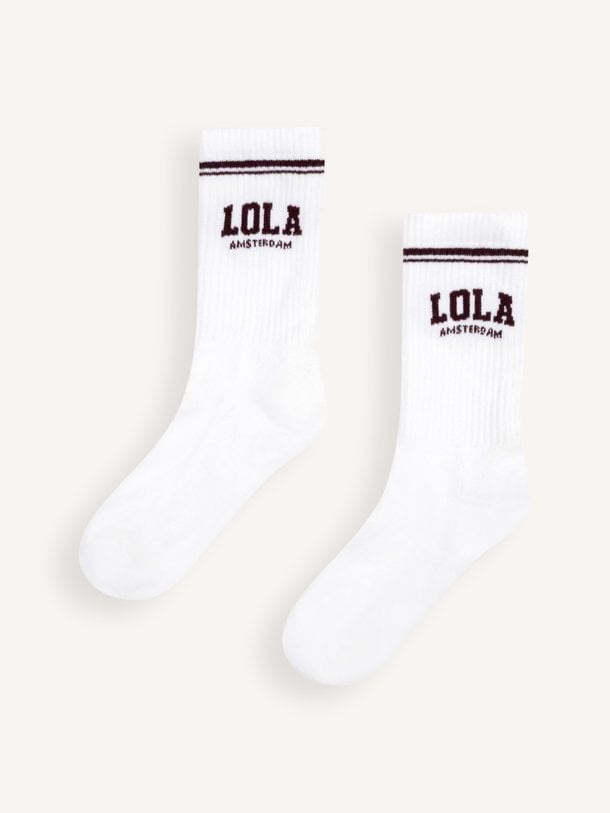 Lola Socks Katoenmix logo sokken