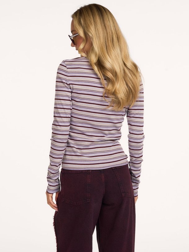 Jane, katoenmix gestreepte longsleeve