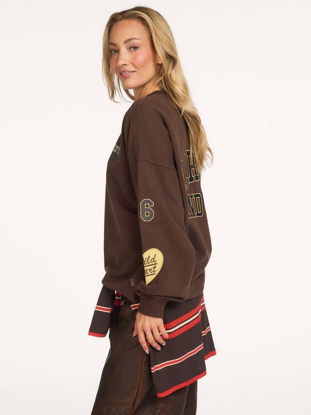 PATCH-SW Patch, katoenen sweater met patches