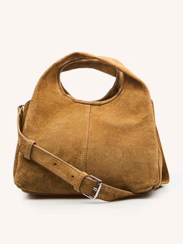 HARLEE Gritty Suede Harlee, suède schouder-/handtas
