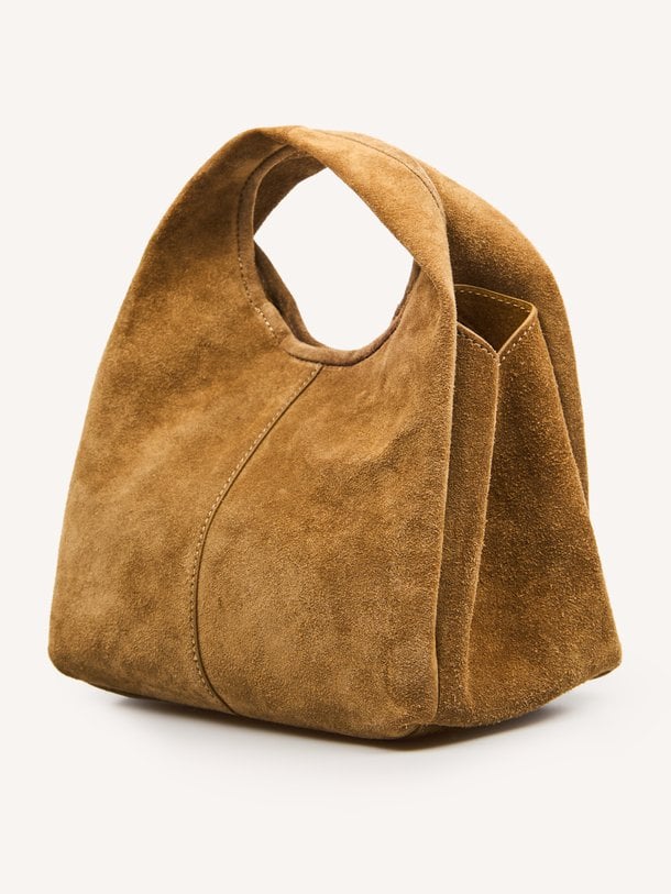 HARLEE Gritty Suede Harlee, suède schouder-/handtas