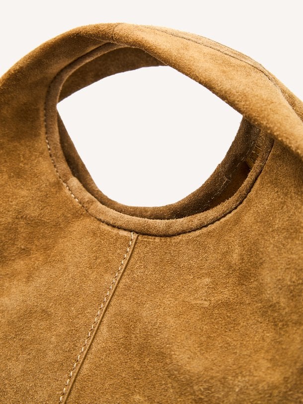 HARLEE Gritty Suede Harlee, suède schouder-/handtas