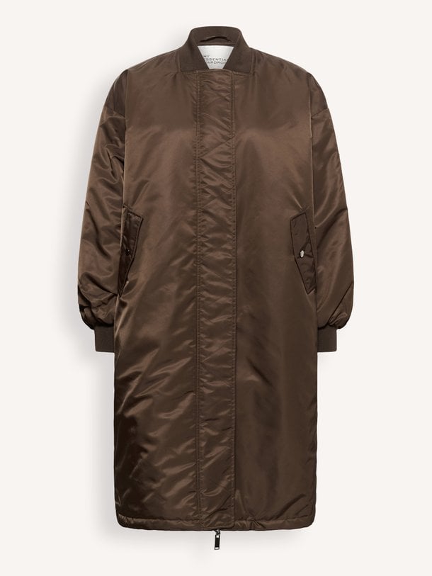 HelgaMW Reversable Long Jacket Helga, geweven reversible jas