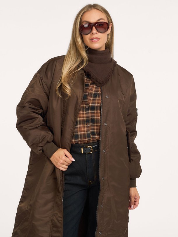 Helga, geweven reversible jas