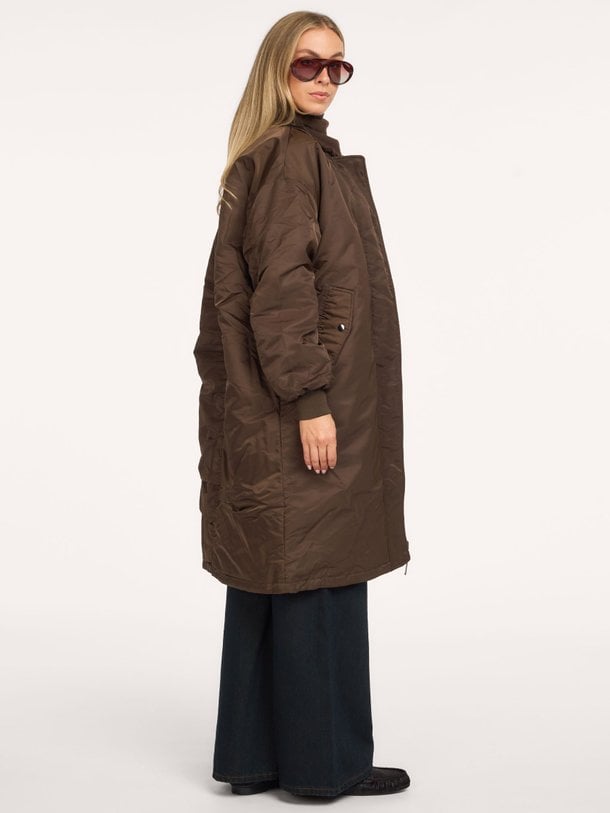 Helga, geweven reversible jas
