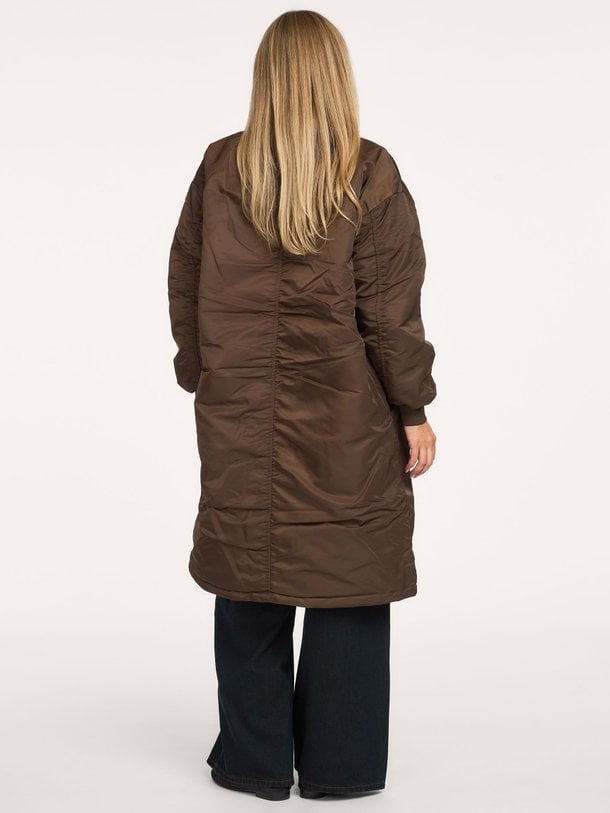 Helga, geweven reversible jas