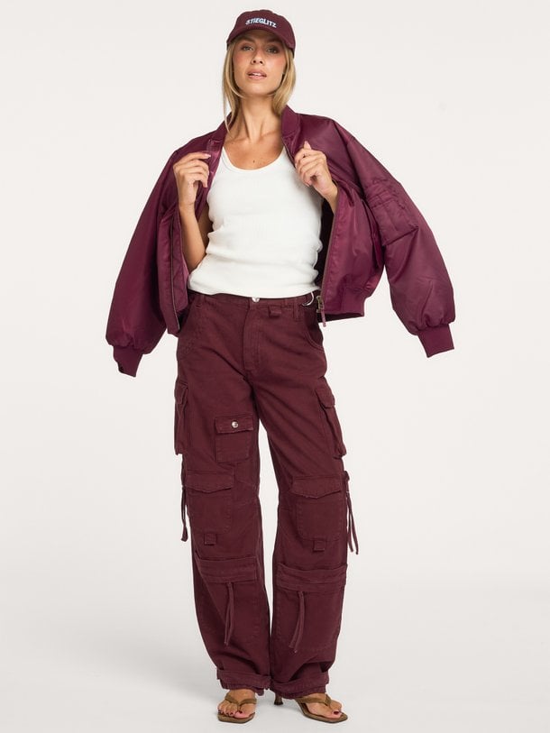 Franca Balloon Cargo Jeans Franca, high waist balloon fit cargo jeans