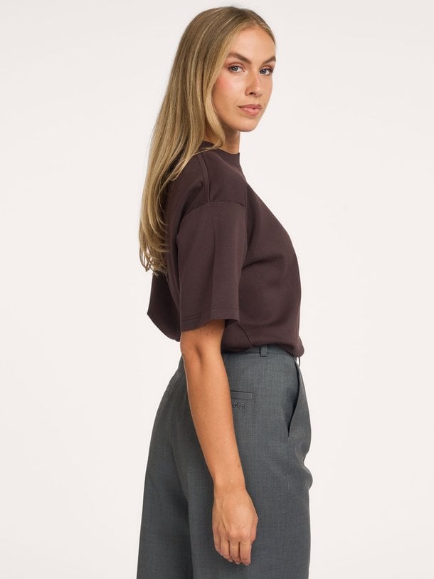 RETRO LOGO BOXY TEE Organic cotton T-shirt