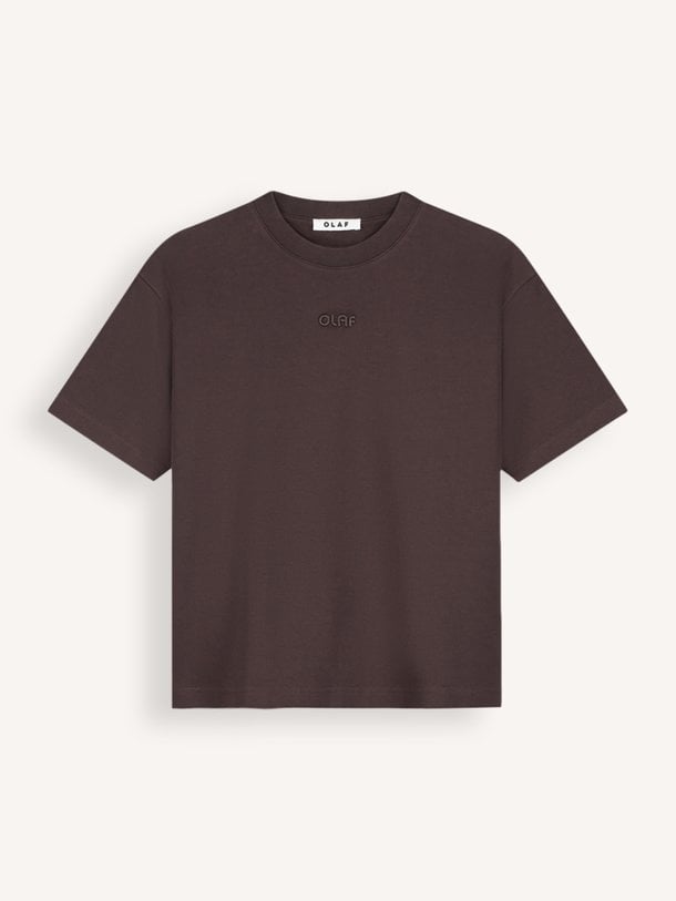 RETRO LOGO BOXY TEE Organic cotton T-shirt