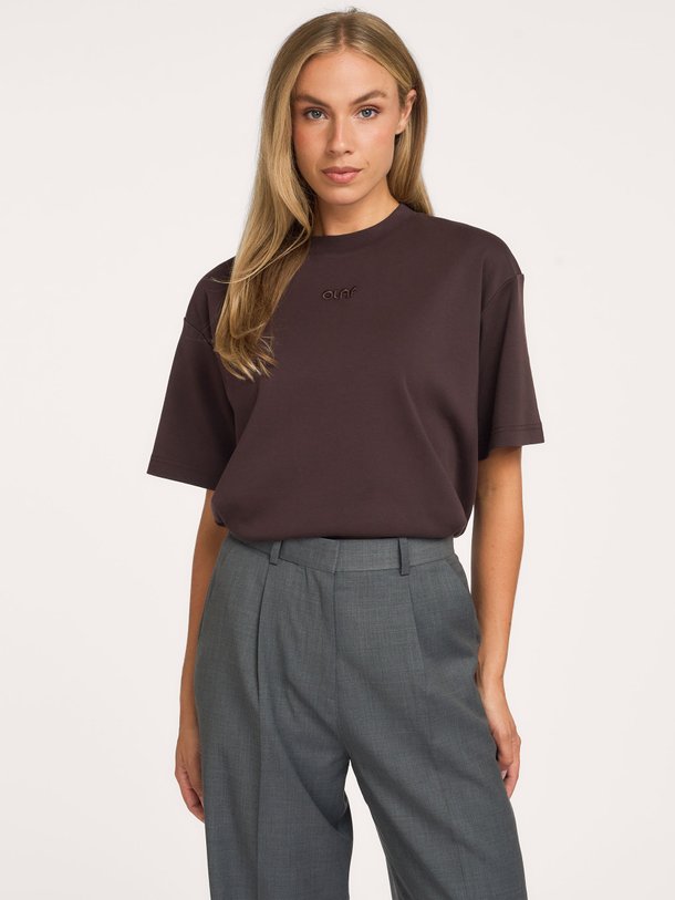 RETRO LOGO BOXY TEE Organic cotton T-shirt