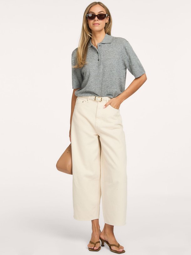 Reece Trousers Reece, high waist barrel fit jeans