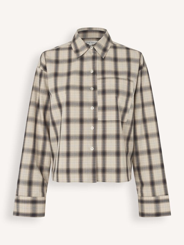Liria Shirt Liria, katoenen geruite blouse