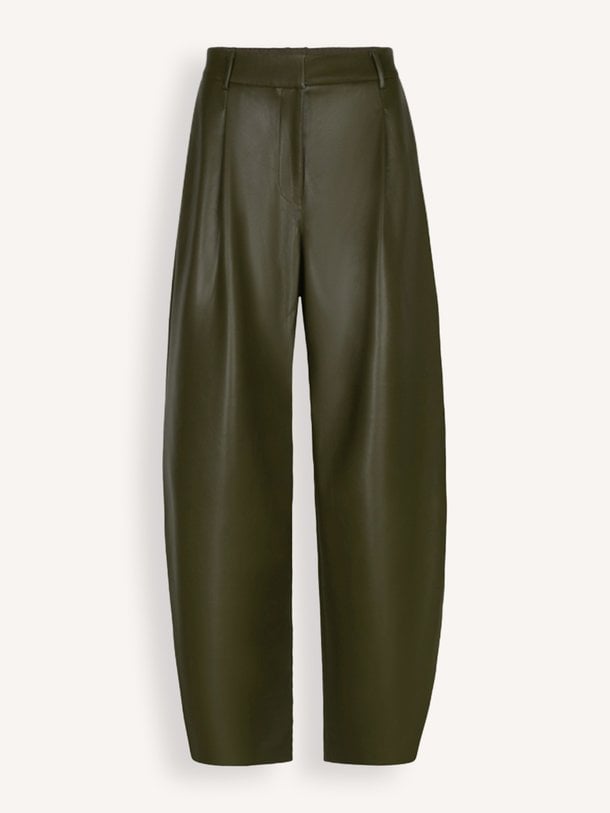 Minora faux leather barrel pants Minora, leatherlook barrel broek