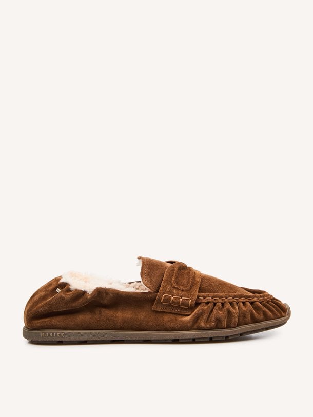 Riley Mio, suède loafers