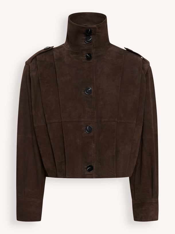 MWPetra Suede Pleat Jacket Petra, suède jack