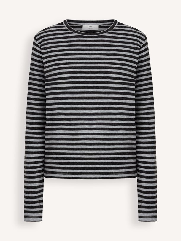 CIBRIS longsleeves striped tee Cibris, viscosemix gestreepte longsleeve