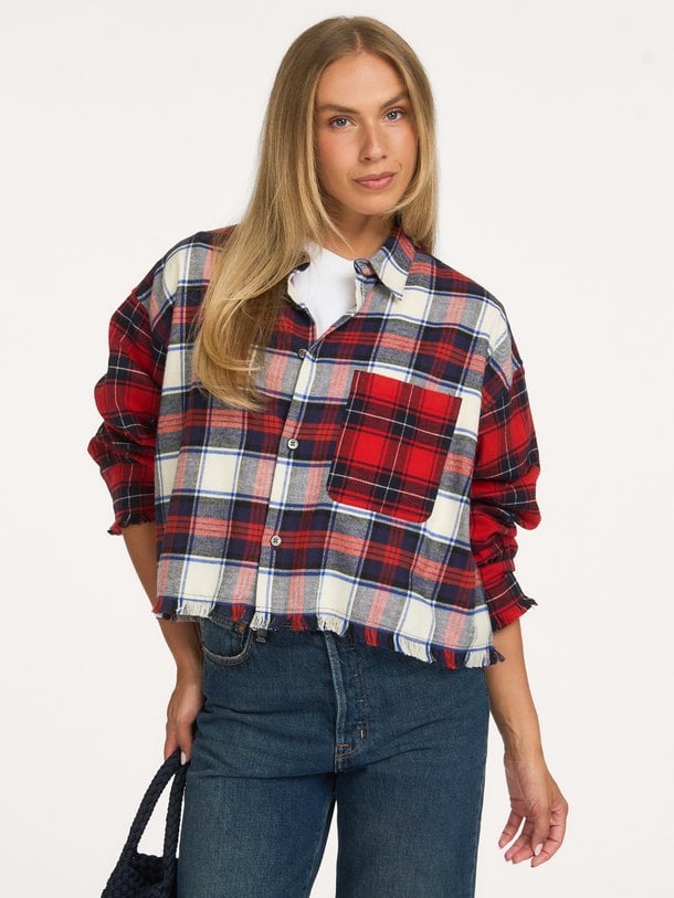 BW262421 Jonnie, katoenen geruite blouse