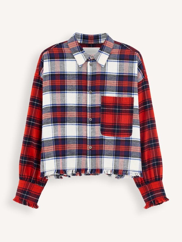 BW262421 Jonnie, katoenen geruite blouse