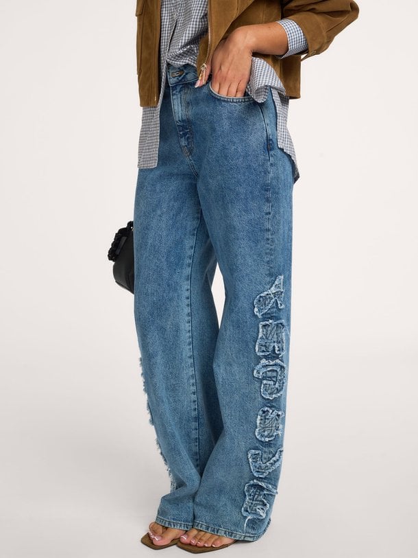 Yve, high waist wide fit jeans