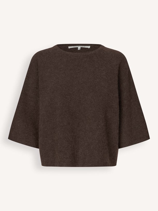 Gabby Knit SS O-Neck Gabby, alpacamix trui