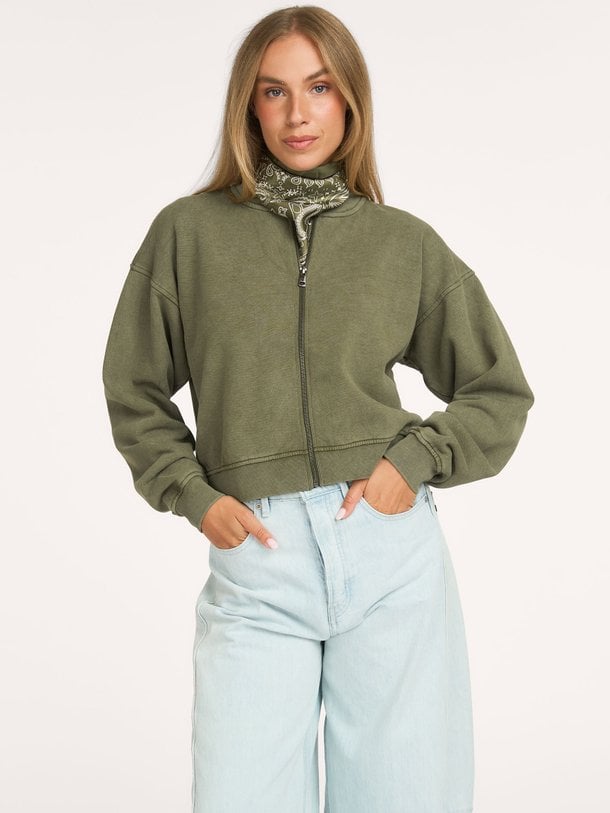 Meta, katoenen sweat jacket