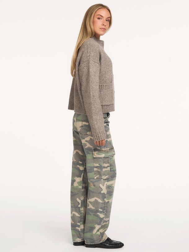 WOOL KNITTED CARDIGAN Wolmix vest