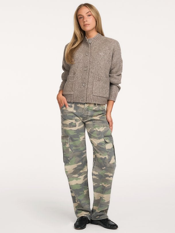 WOOL KNITTED CARDIGAN Wolmix vest
